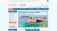 Desktop Screenshot of mycruise.dk