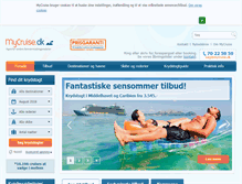 Tablet Screenshot of mycruise.dk